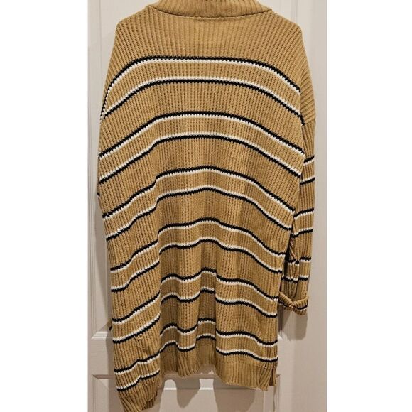Women's Striped Cardigan Sweater by BooHoo Size 16/New Without Tags - Picture 3 of 5